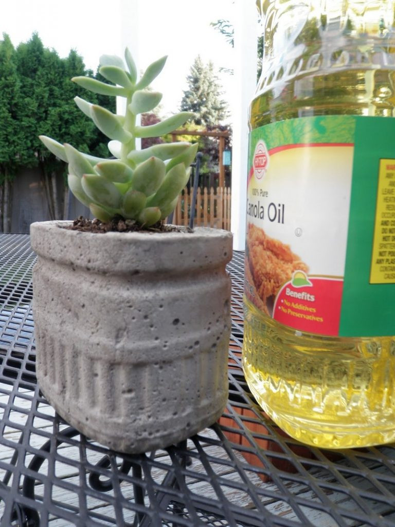 Best ideas about DIY Cement Planters
. Save or Pin How to make your own concrete planter – The Owner Builder Now.