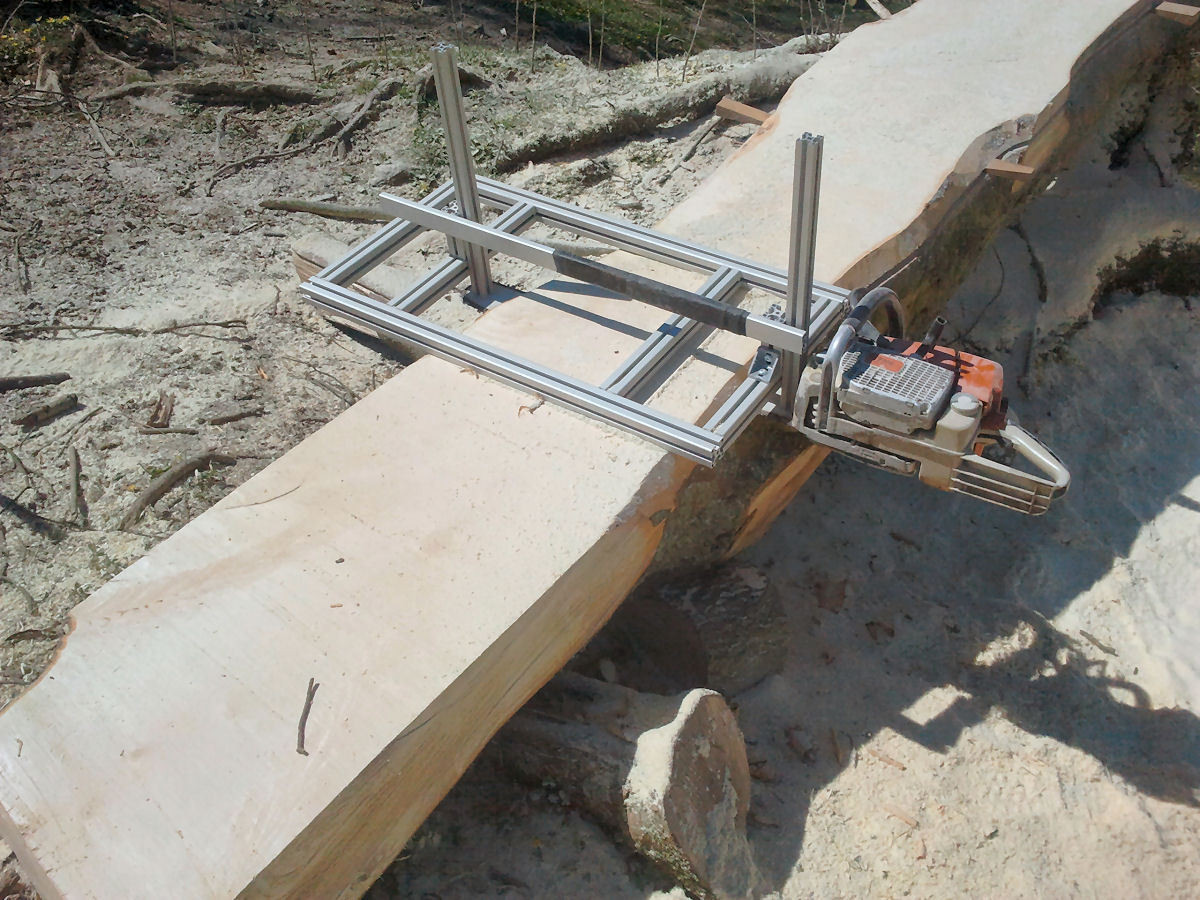 Best ideas about DIY Chainsaw Mill
. Save or Pin Chainsaw Mill Build Use & Tips N Tricks Now.