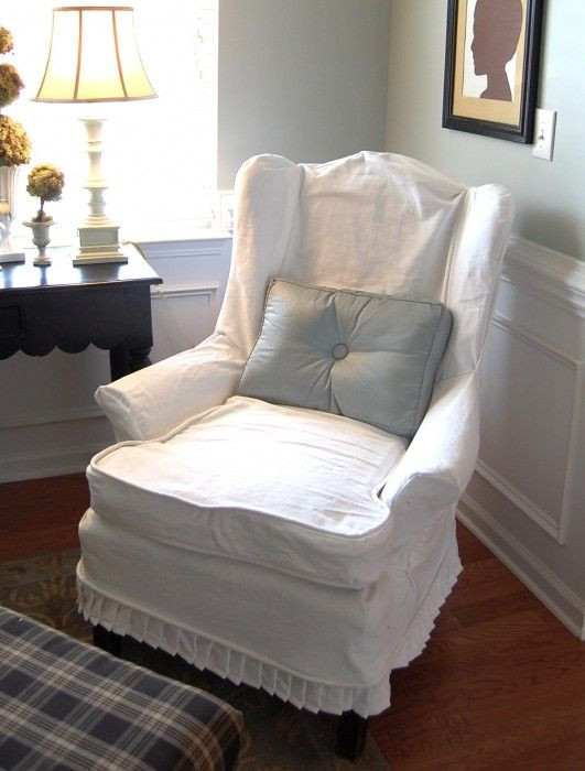 Best ideas about DIY Chair Slipcover
. Save or Pin 87 best images about Slipcovers DIY on Pinterest Now.