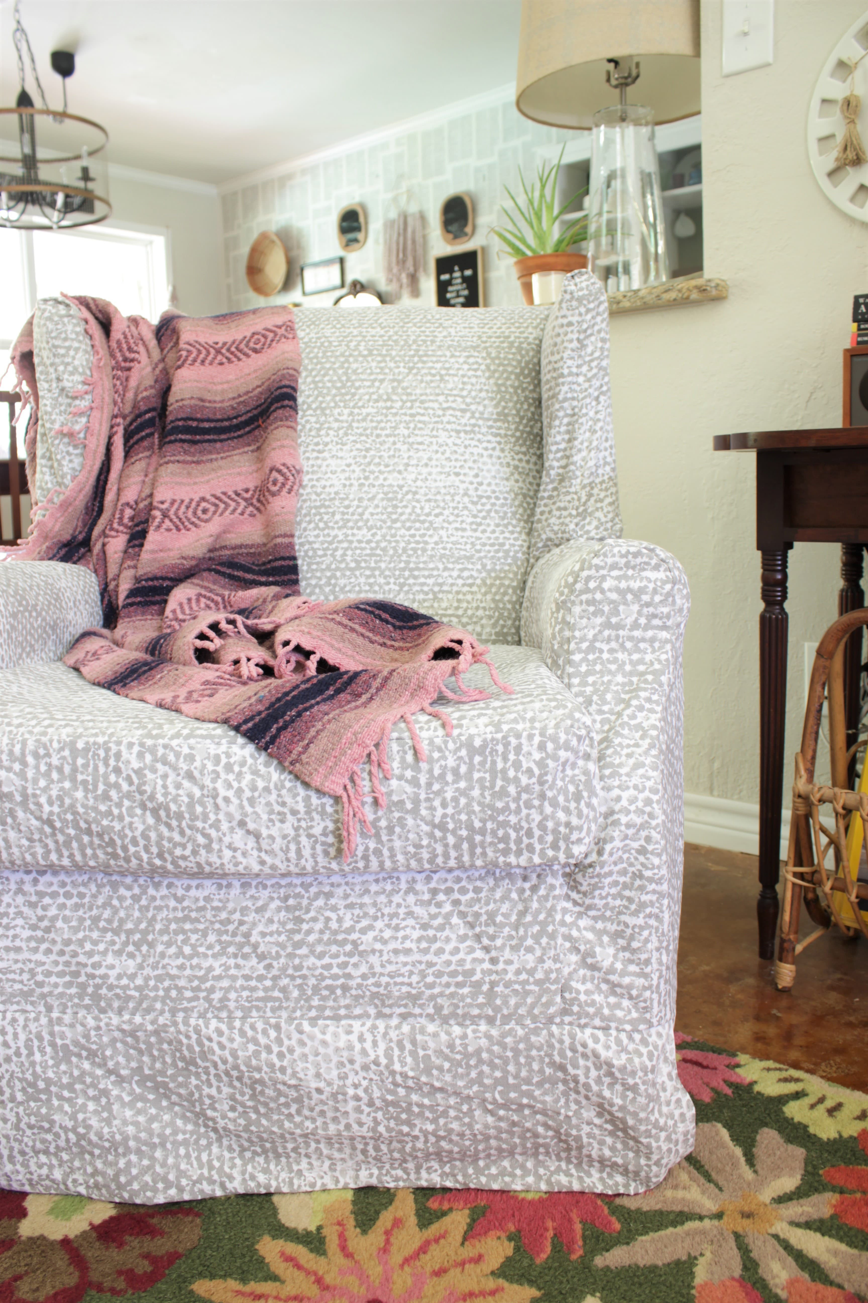 Best ideas about DIY Chair Slipcover
. Save or Pin Wingback Chair Slipcover Tutorial Now.