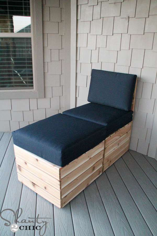 Best ideas about DIY Chaise Lounge
. Save or Pin DIY Modular Outdoor Seating Shanty 2 Chic Now.