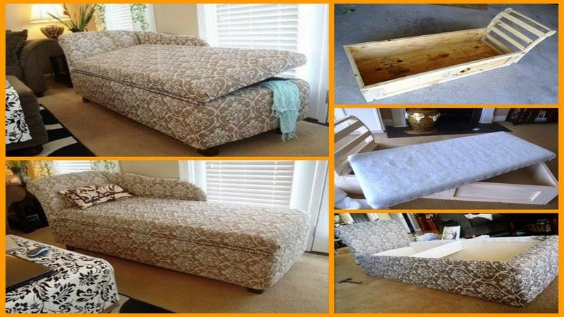 Best ideas about DIY Chaise Lounge
. Save or Pin DIY Chaise Lounge with Storage Now.
