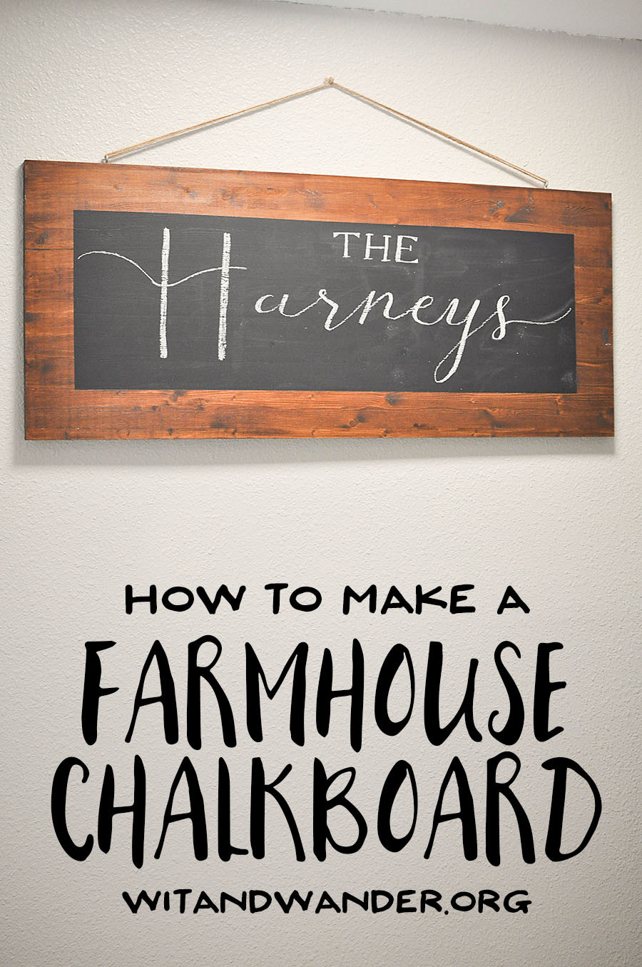 Best ideas about DIY Chalkboard Sign
. Save or Pin DIY Rustic Farmhouse Chalkboard Our Handcrafted Life Now.