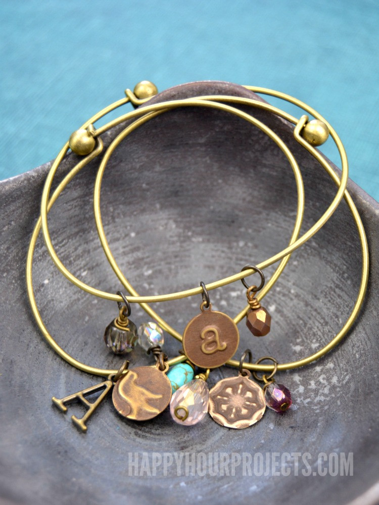 Best ideas about DIY Charm Bracelet
. Save or Pin Embossed Brass DIY Charm Bracelets Happy Hour Projects Now.