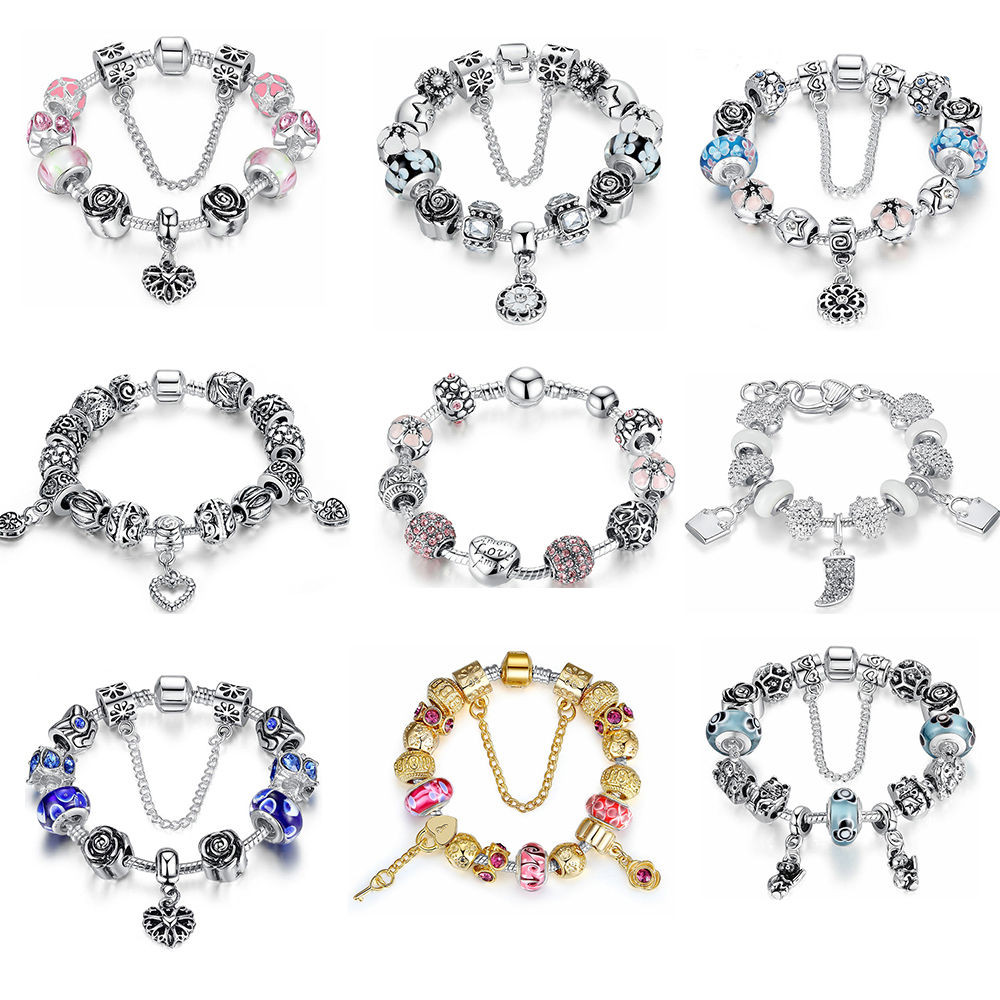 Best ideas about DIY Charm Bracelet
. Save or Pin DIY European 925 Silver Bracelets with Heart Charms Now.