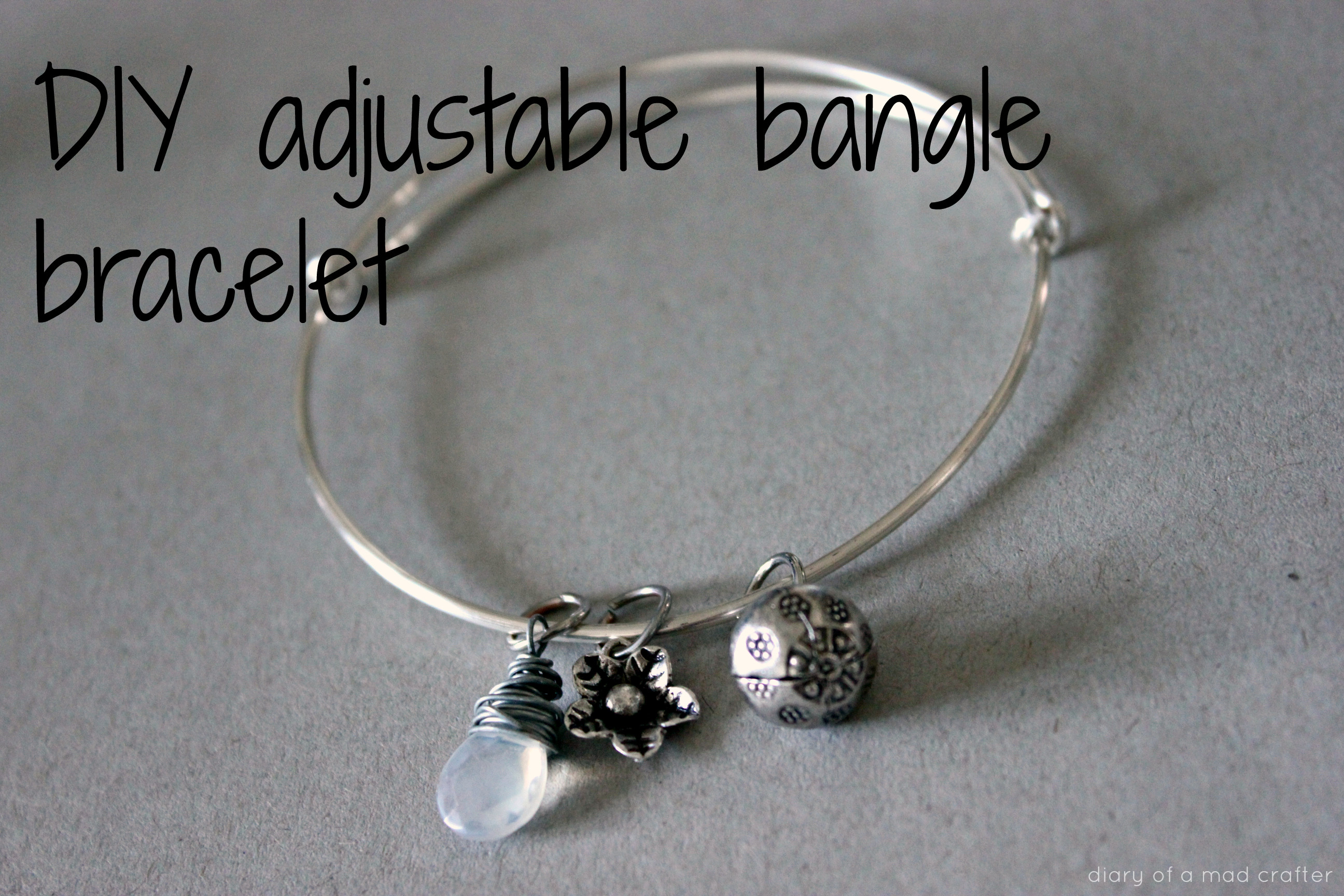 Best ideas about DIY Charms Bracelet
. Save or Pin DIY Adjustable Bangle Bracelet Now.