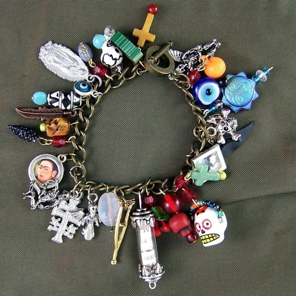 Best ideas about DIY Charms Bracelet
. Save or Pin DIY Day of the Dead Charm Bracelet Kit Make this Bracelet Now.