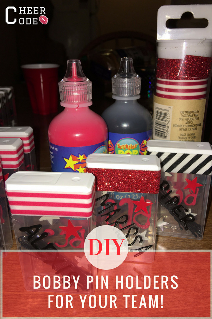 Best ideas about DIY Cheer Gifts
. Save or Pin DIY Bobby Pin Holders For Your Team – Cheer Code Now.