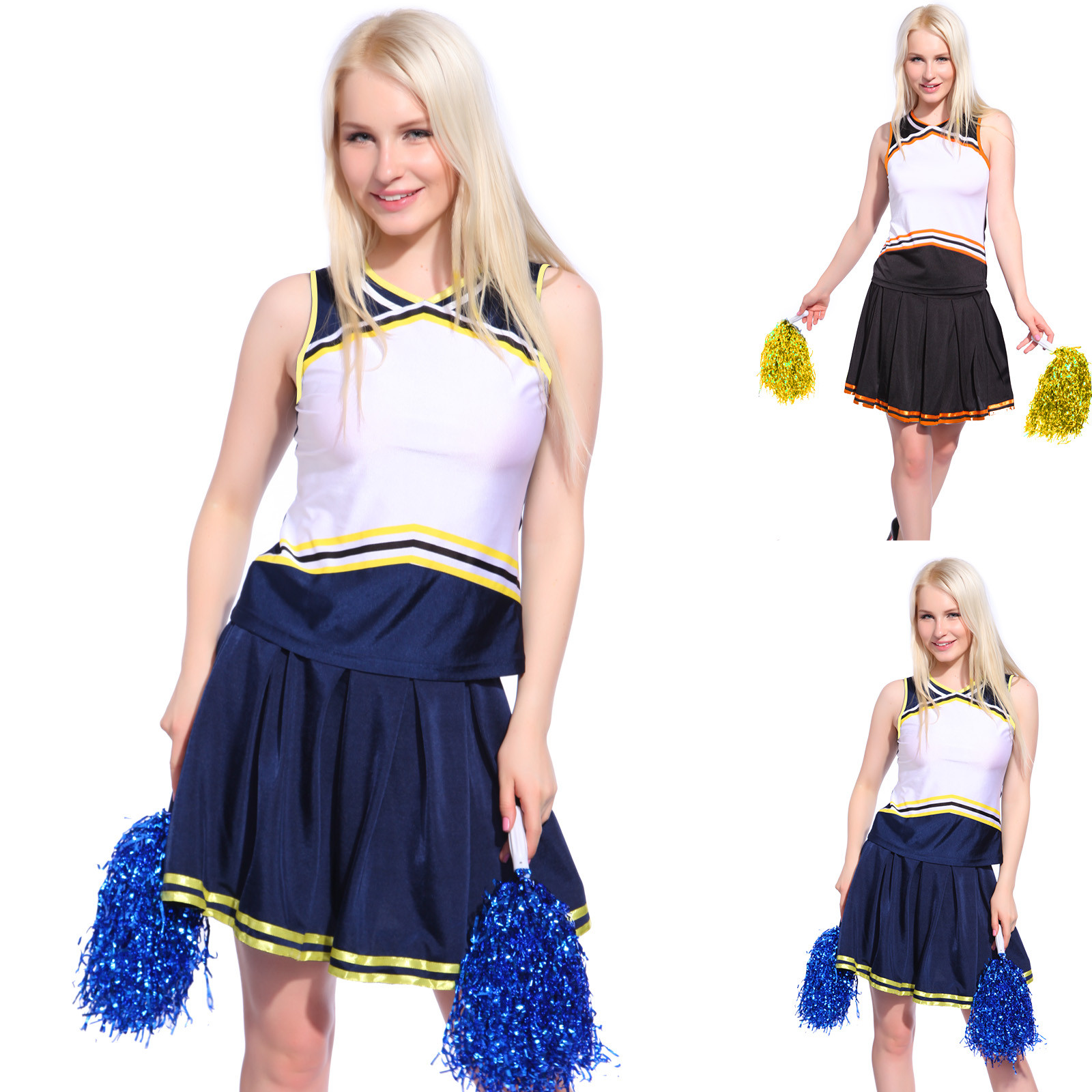 Best ideas about DIY Cheerleader Costume
. Save or Pin Blank DIY Print Womens Girls Cheerleader Party Costume Now.