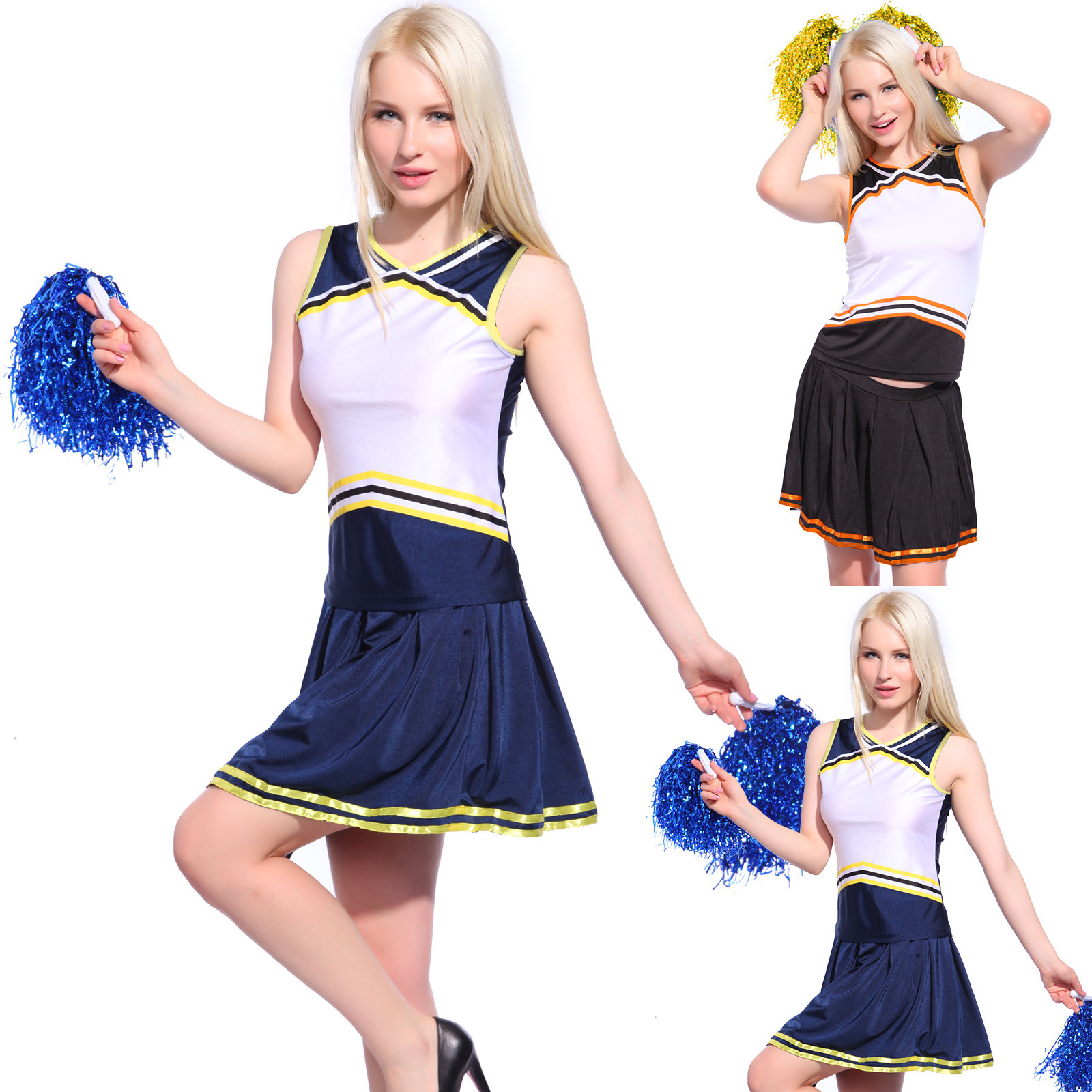 Best ideas about DIY Cheerleader Costume
. Save or Pin La s Girls Blank Printed Cheerleader Uniform Now.