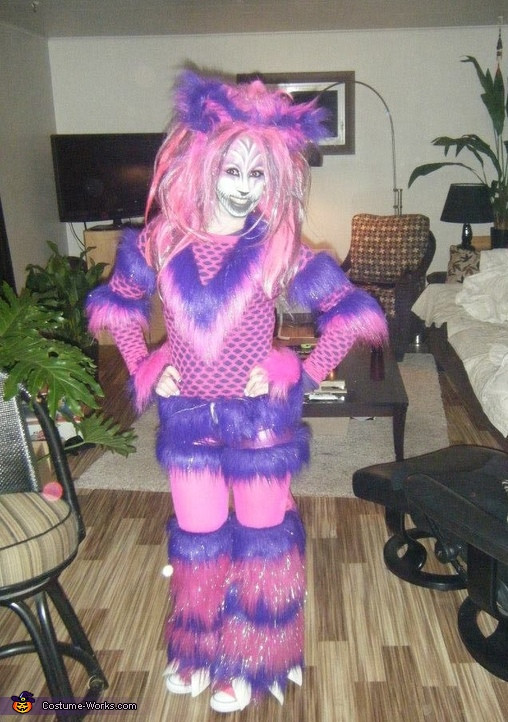 Best ideas about DIY Cheshire Cat Costumes
. Save or Pin Homemade Alice in Wonderland Cheshire Cat Costume 2 3 Now.