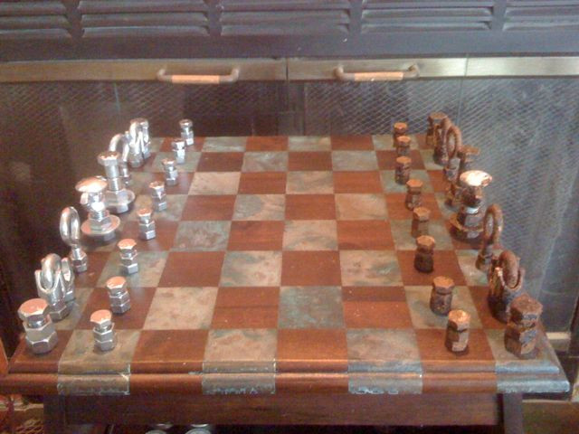 Best ideas about DIY Chess Pieces
. Save or Pin DIY Steampunk Hardware Chess Set – Gomi Style TV Now.