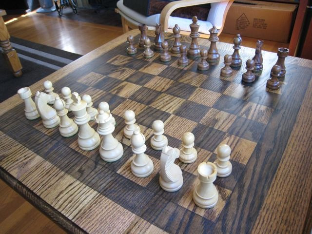 Best ideas about DIY Chess Pieces
. Save or Pin DIY Chess End Table Now.