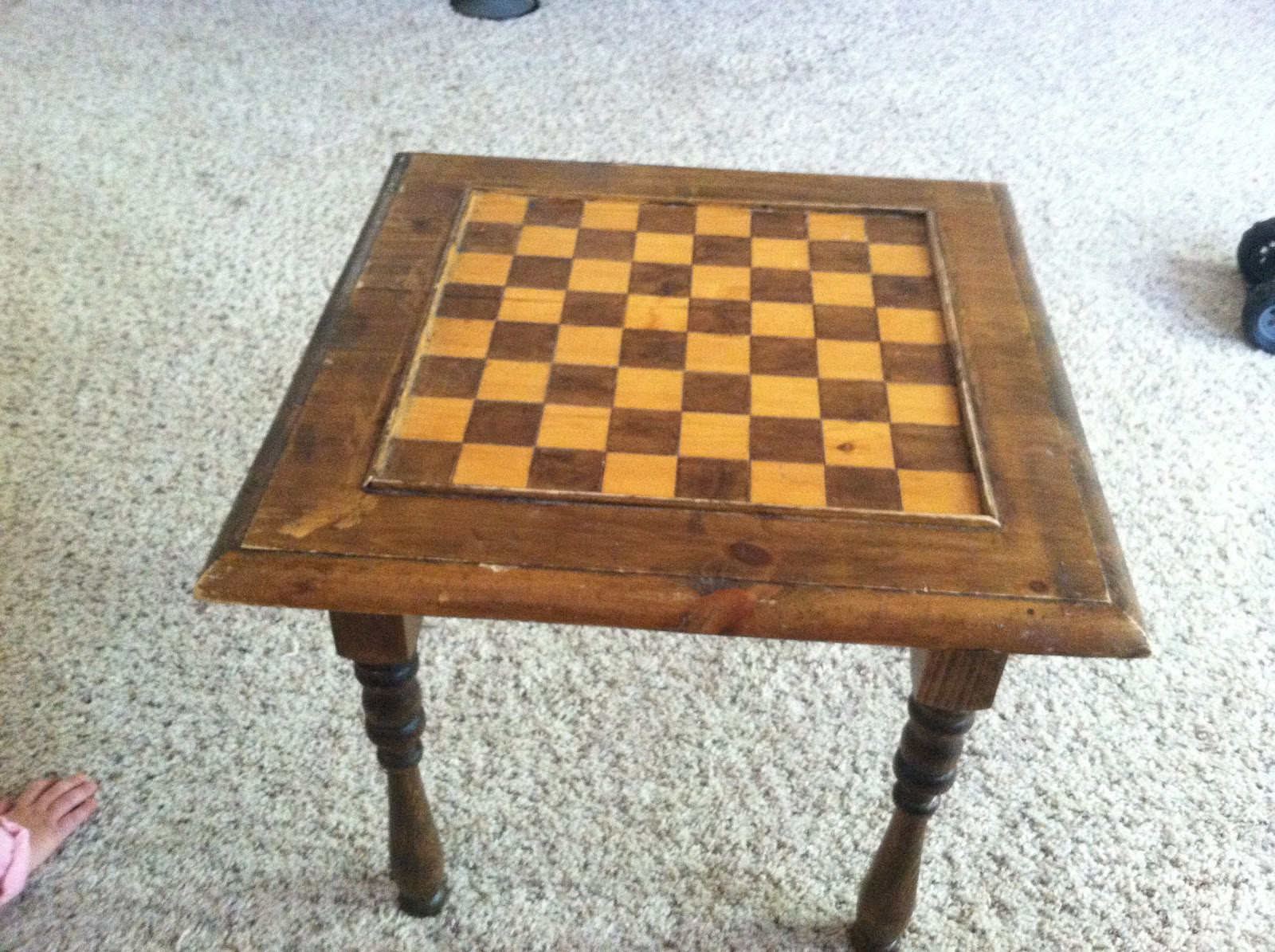 Best ideas about DIY Chess Table
. Save or Pin Fat as Butter The Chess Table aka When DIY Goes Wrong Now.