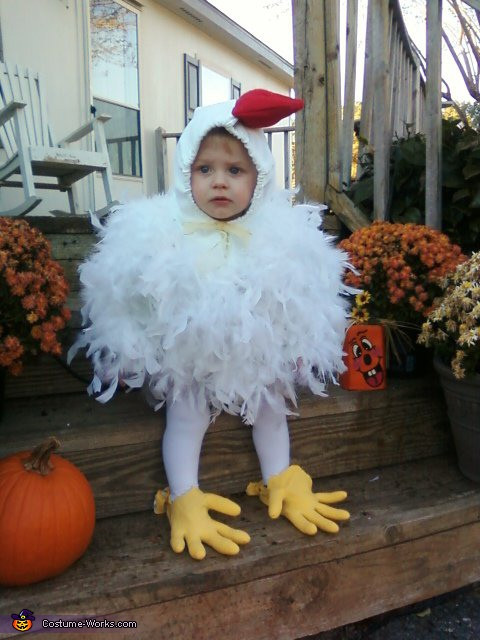 Best ideas about DIY Chicken Costume
. Save or Pin Homemade Halloween Chicken Costume Now.