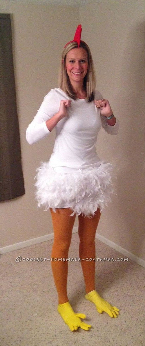 Best ideas about DIY Chicken Costume
. Save or Pin 15 Funny Cheap & Easy Homemade Halloween Costumes 2016 Now.