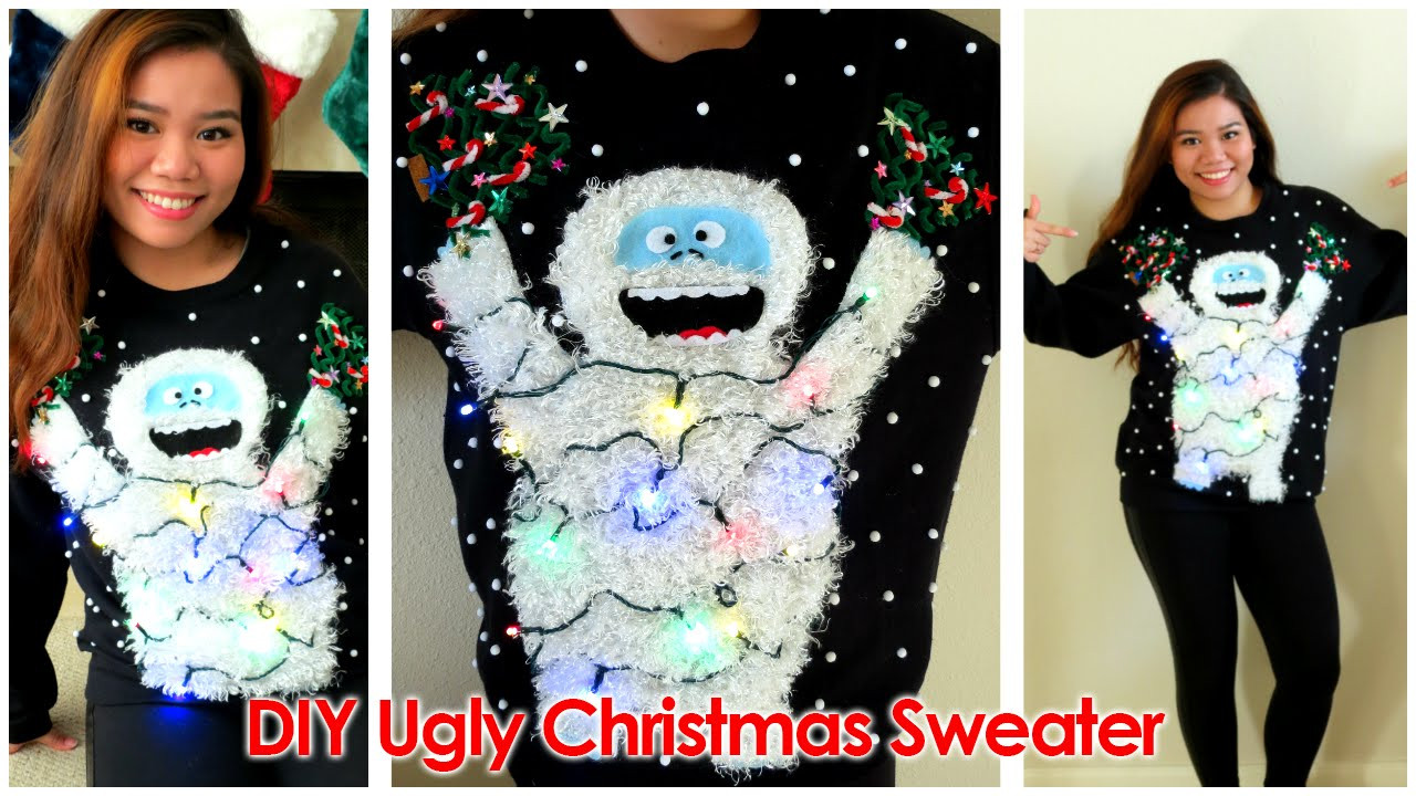 Best ideas about DIY Children'S Ugly Christmas Sweater
. Save or Pin DIY Ugly Christmas Sweater 2014 Abominable Snowmonster Now.