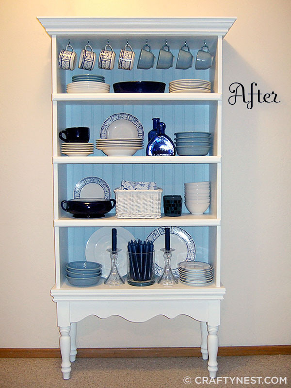 Best ideas about DIY China Cabinet
. Save or Pin Plain bookshelf = fancy DIY china cabinet Crafty Nest Now.