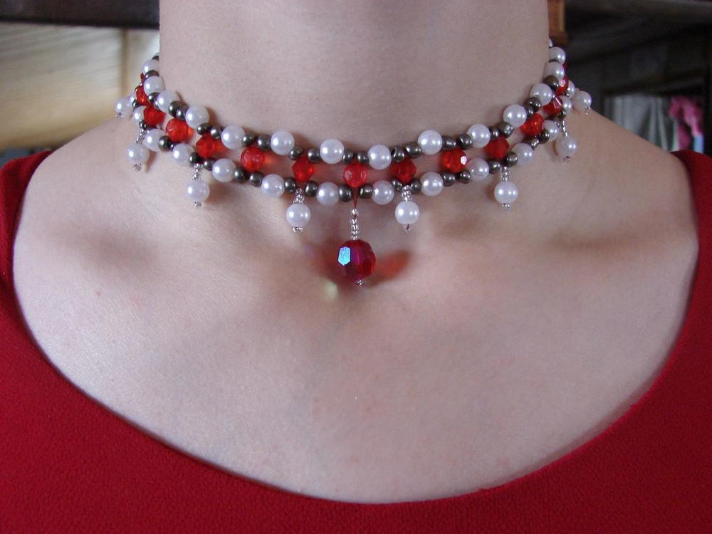 Best ideas about DIY Choker Necklace
. Save or Pin Ruby Beaded DIY Choker Now.