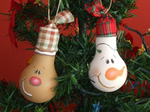 Best ideas about DIY Christmas Bulbs
. Save or Pin 30 easy DIY Christmas ornaments made from light bulbs Now.