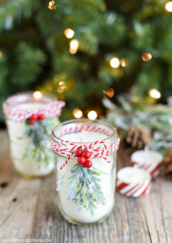 Best ideas about DIY Christmas Candles
. Save or Pin DIY Christmas Mason Jar Candle Now.