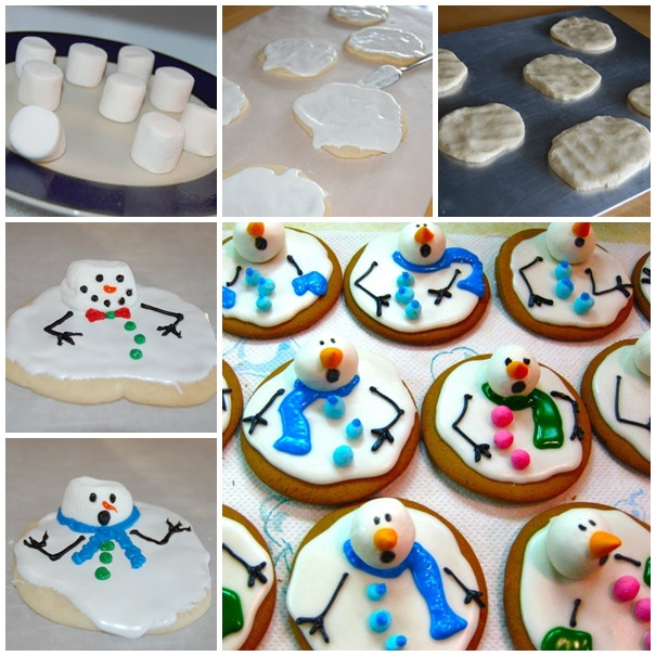 Best ideas about DIY Christmas Cookies
. Save or Pin Wonderful DIY Marshmallow Melted Snowman Cookies Now.