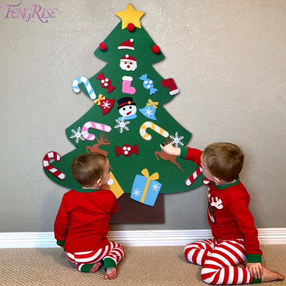 Best ideas about DIY Christmas Decorations 2019
. Save or Pin FENGRISE Kids DIY Felt Christmas Tree Decorations Xmas Now.