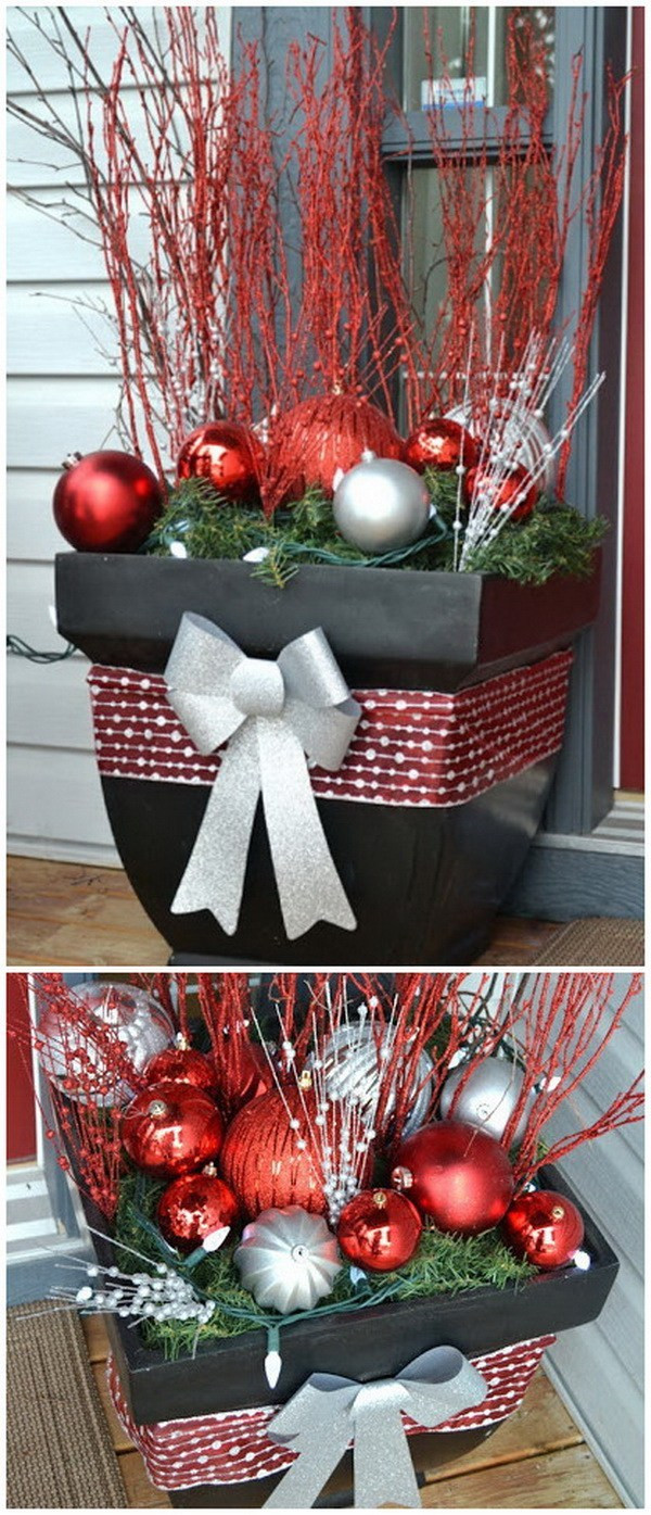Best ideas about DIY Christmas Decorations Outdoor
. Save or Pin 30 Amazing DIY Outdoor Christmas Decoration Ideas For Now.