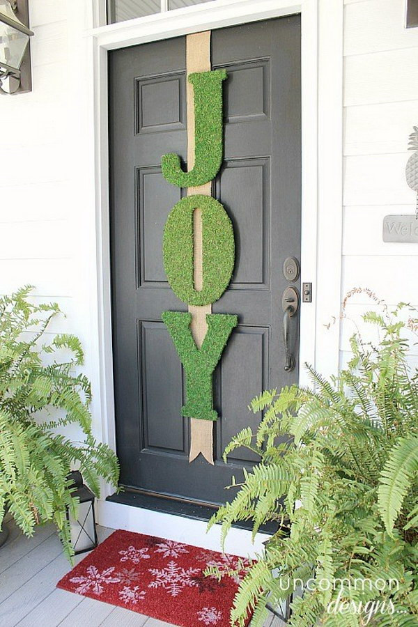 Best ideas about DIY Christmas Door Decoration
. Save or Pin 20 Creative DIY Christmas Door Decoration Ideas Noted List Now.