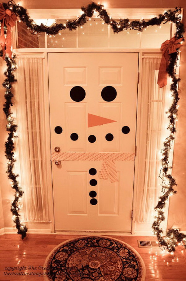 Best ideas about DIY Christmas Door Decoration
. Save or Pin 20 Creative DIY Christmas Door Decoration Ideas Now.