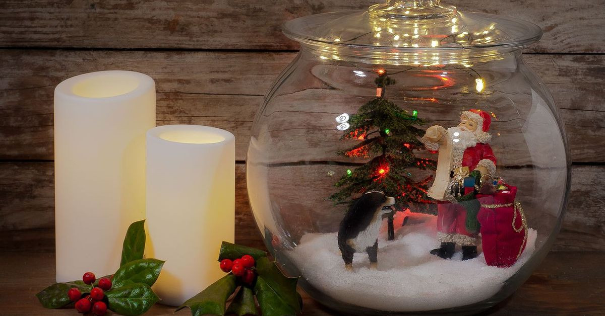 Best ideas about DIY Christmas Forum
. Save or Pin Miniature Christmas Jar Scene Now.