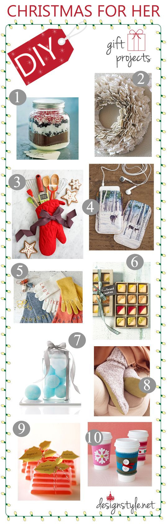 Best ideas about DIY Christmas Gifts For Her
. Save or Pin DIY Christmas Gift Ideas For Her & Him Now.