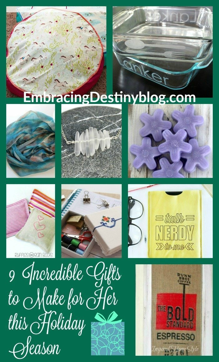Best ideas about DIY Christmas Gifts For Her
. Save or Pin 9 Unique DIY Gifts for Her Now.