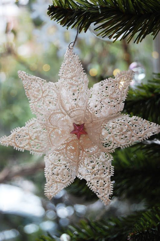 Best ideas about DIY Christmas Lace
. Save or Pin 25 DIY Lace decorations Now.