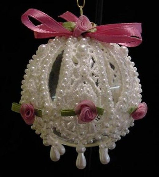 Best ideas about DIY Christmas Lace
. Save or Pin How to Make Victorian Style Lace Christmas Ornaments Now.