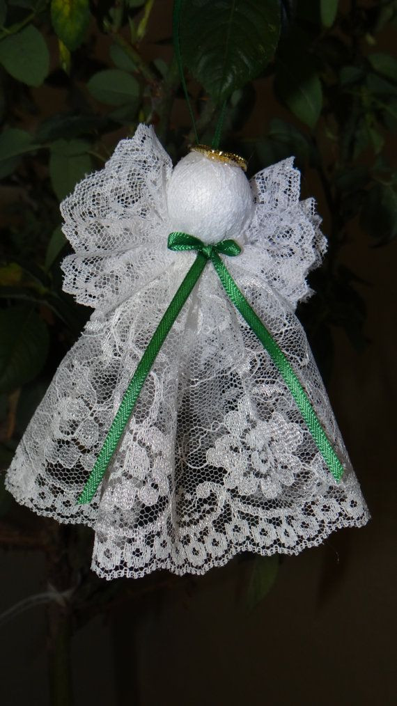 Best ideas about DIY Christmas Lace
. Save or Pin Lace Angel Christmas Ornaments by JWBoutique1 on Etsy $7 Now.