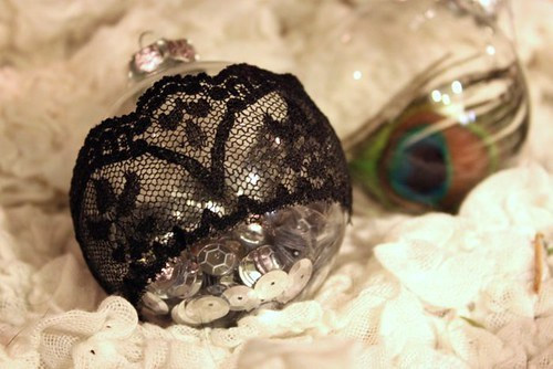 Best ideas about DIY Christmas Lace
. Save or Pin DIY Christmas Ornament 12 Sequins and Lace Now.