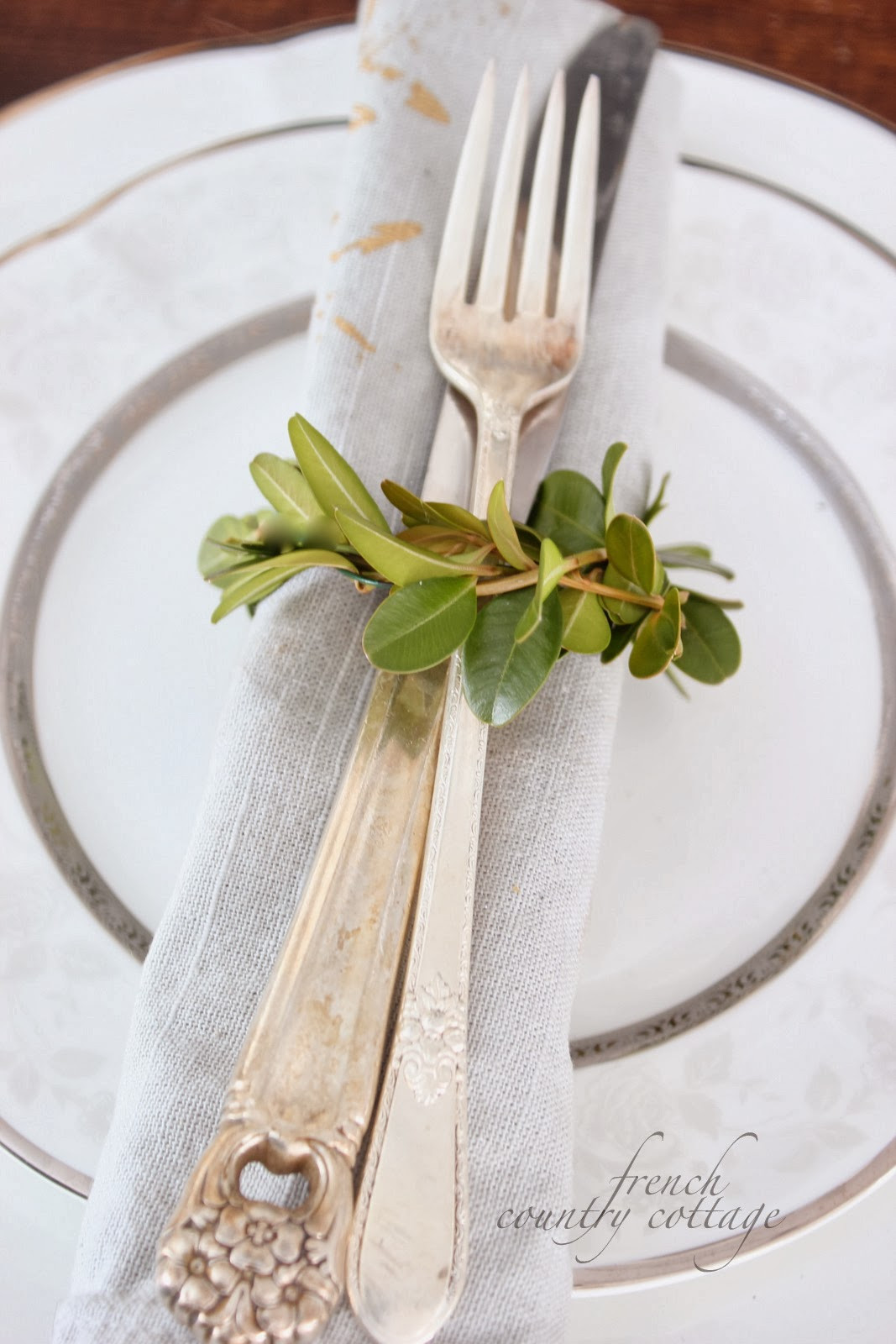 Best ideas about DIY Christmas Napkin Rings
. Save or Pin Boxwood napkin rings diy FRENCH COUNTRY COTTAGE Now.