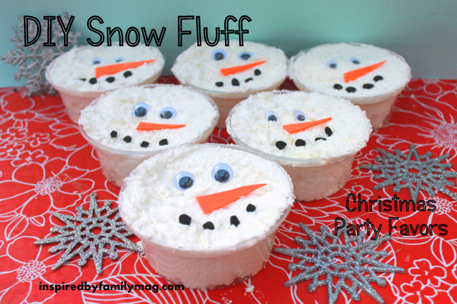 Best ideas about DIY Christmas Party Favors
. Save or Pin Winter Party Favors DIY Snow Dough Inspired by Family Now.