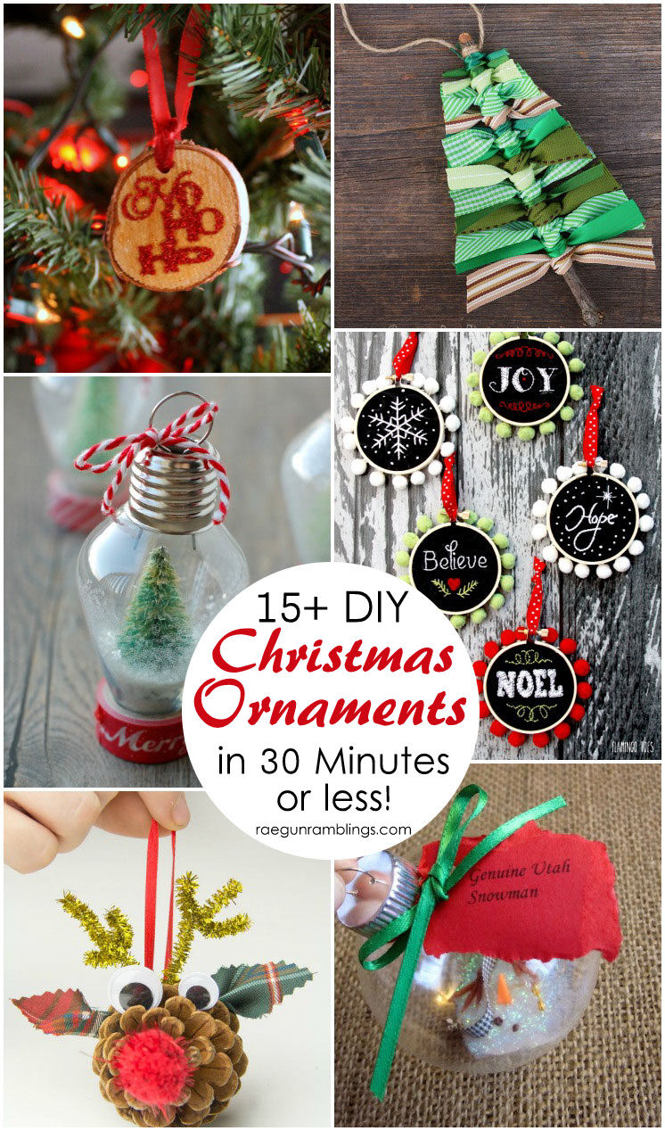 Best ideas about DIY Christmas Projects
. Save or Pin 15 DIY Christmas Ornament Tutorials Rae Gun Ramblings Now.