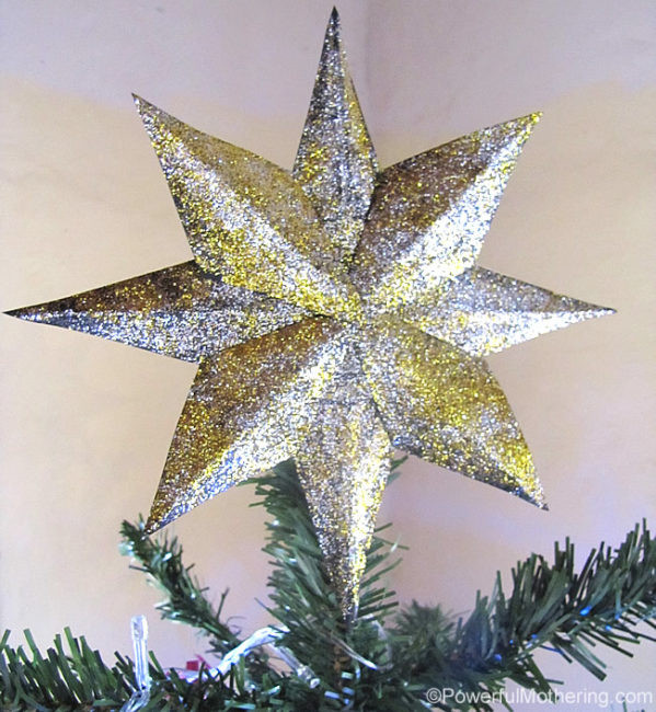Best ideas about DIY Christmas Star Tree Topper
. Save or Pin DIY Glitter Star Tree Topper Now.