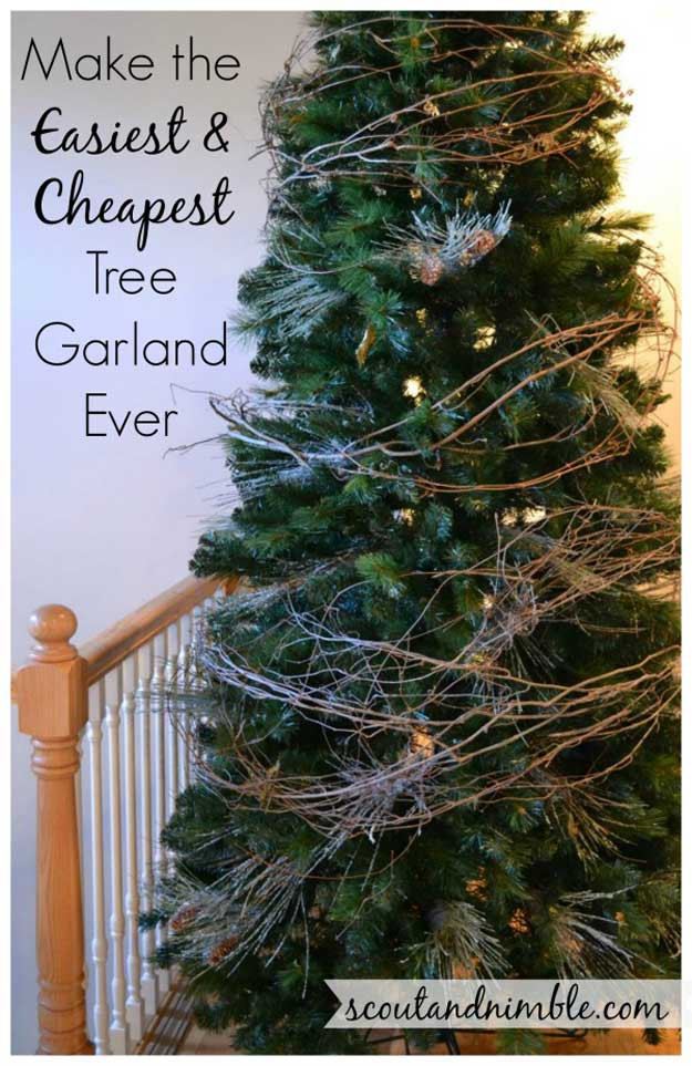 Best ideas about DIY Christmas Tree Garland
. Save or Pin 14 Natural Christmas Garland Ideas To Adorn Your Homestead Now.