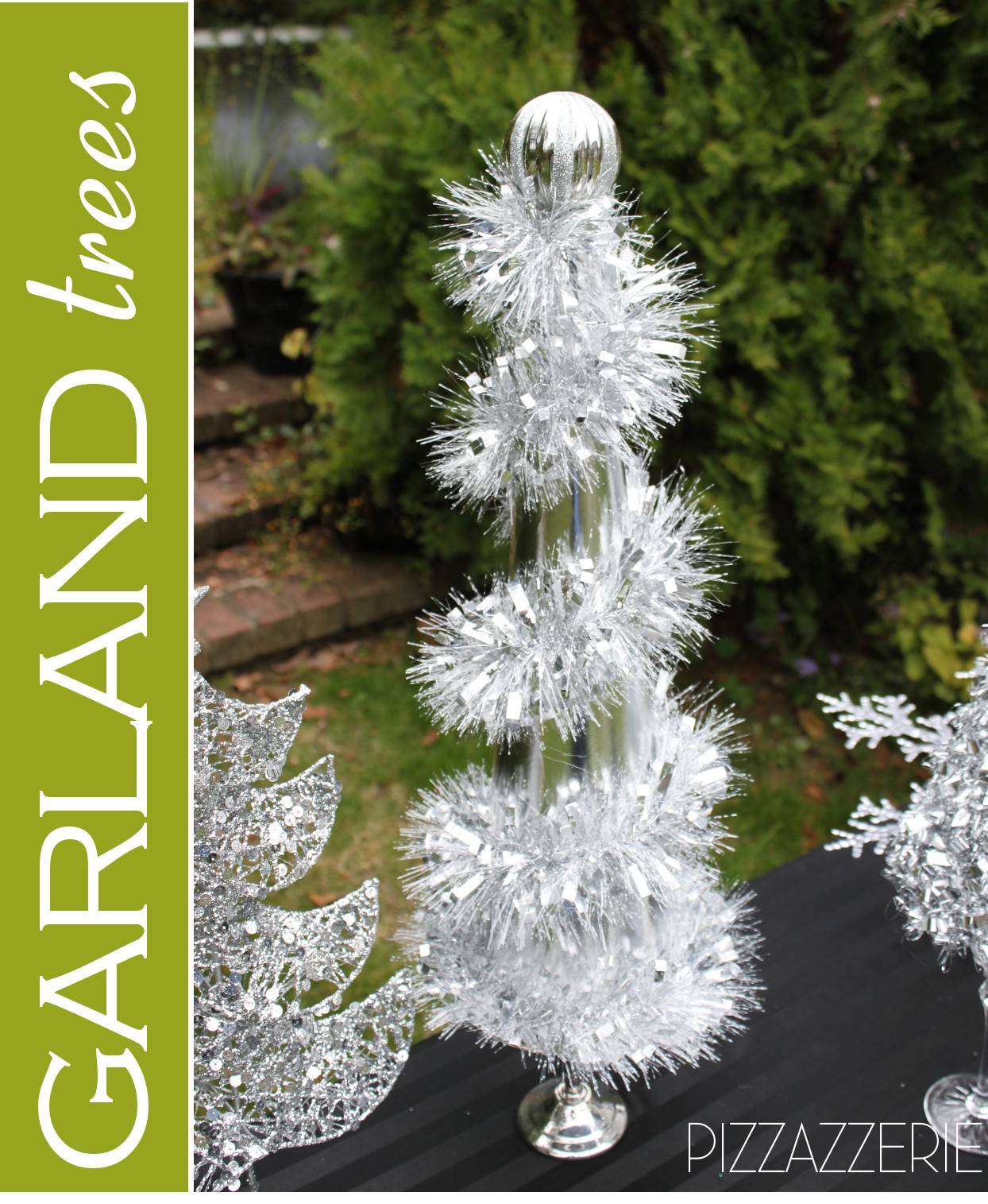 Best ideas about DIY Christmas Tree Garland
. Save or Pin Black & White Snowman Holiday Table & DIY Garland Trees Now.