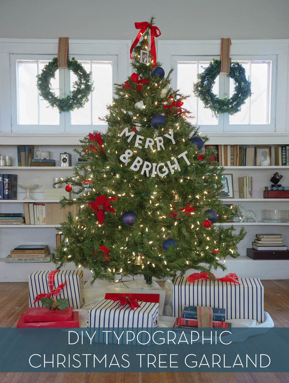 Best ideas about DIY Christmas Tree Garland
. Save or Pin Make It DIY Christmas Tree Typographic Garland Now.