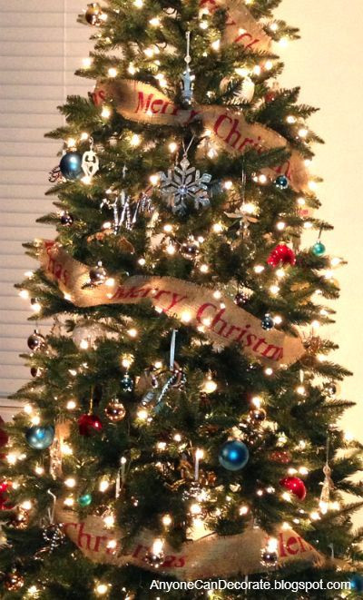 Best ideas about DIY Christmas Tree Garland
. Save or Pin DIY Burlap Christmas Tree Garland Now.