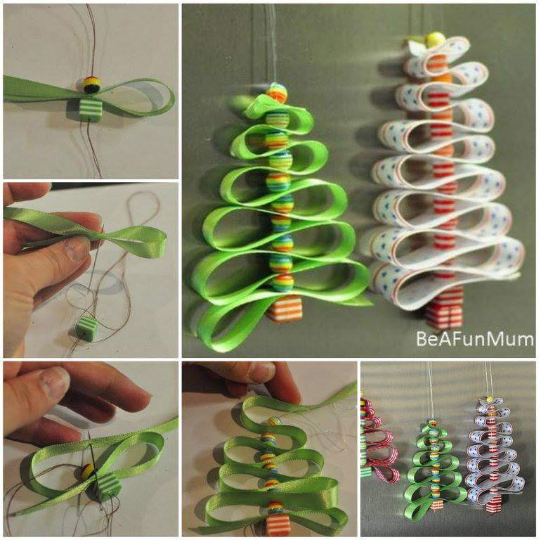 Best ideas about DIY Christmas Tree Ideas
. Save or Pin Wonderful DIY Ribbon Beads Christmas Tree Now.