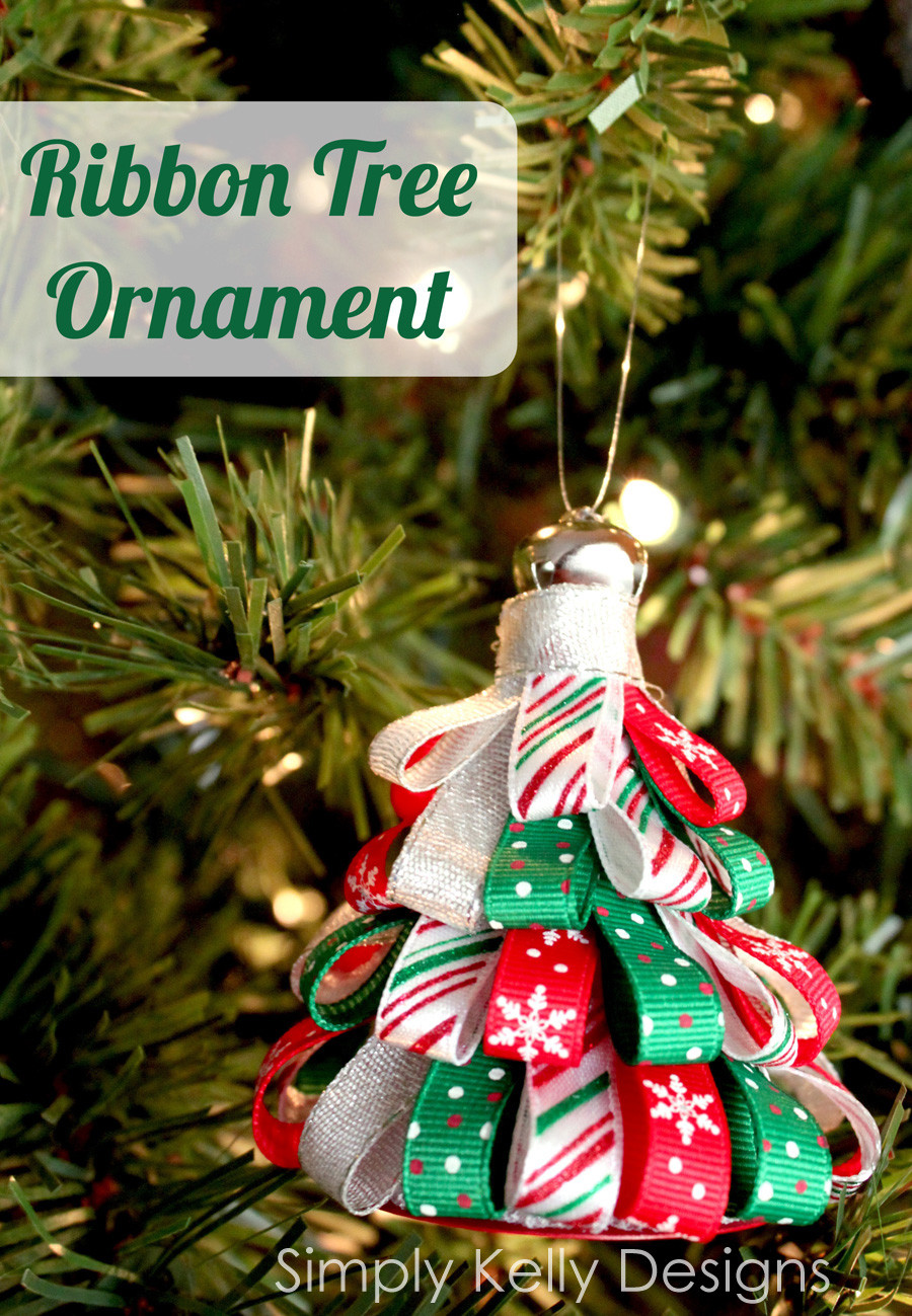 Best ideas about DIY Christmas Tree Ornament
. Save or Pin Ribbon Tree Ornament Sew Woodsy Now.