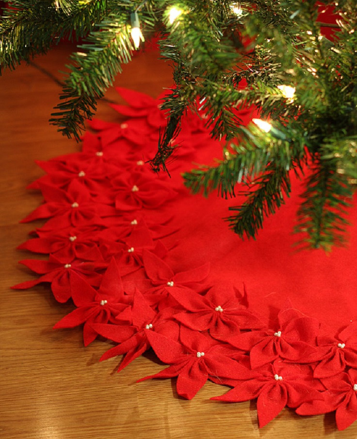 Best ideas about DIY Christmas Tree Skirts
. Save or Pin Top 10 Festive DIY Christmas Tree Skirts Top Inspired Now.