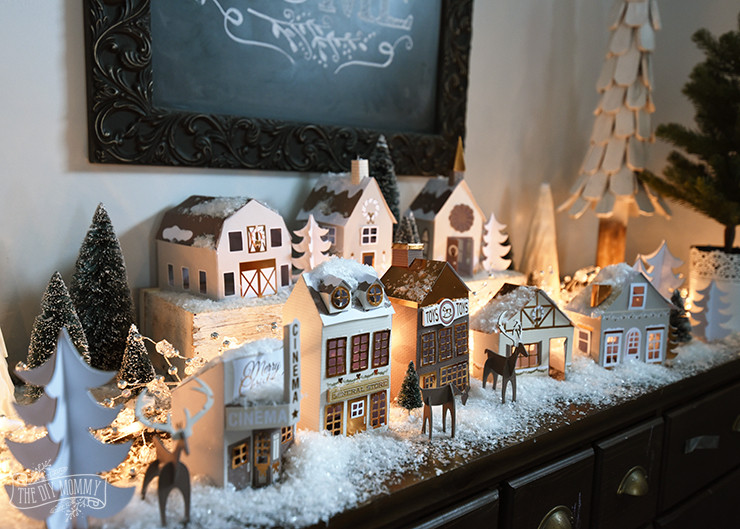 Best ideas about DIY Christmas Village
. Save or Pin Our DIY $15 Paper Christmas Village Now.