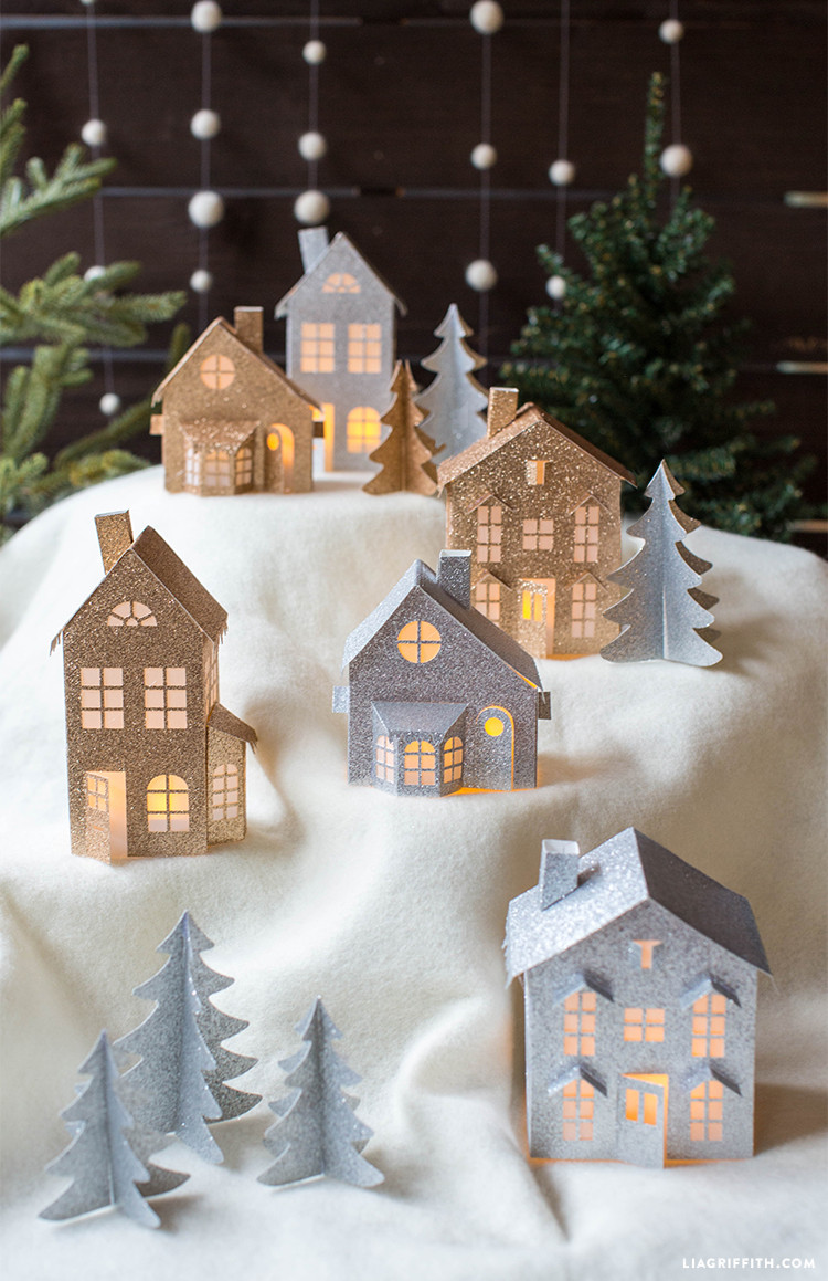 Best ideas about DIY Christmas Villages
. Save or Pin 3D Paper Christmas Village Lia Griffith Now.